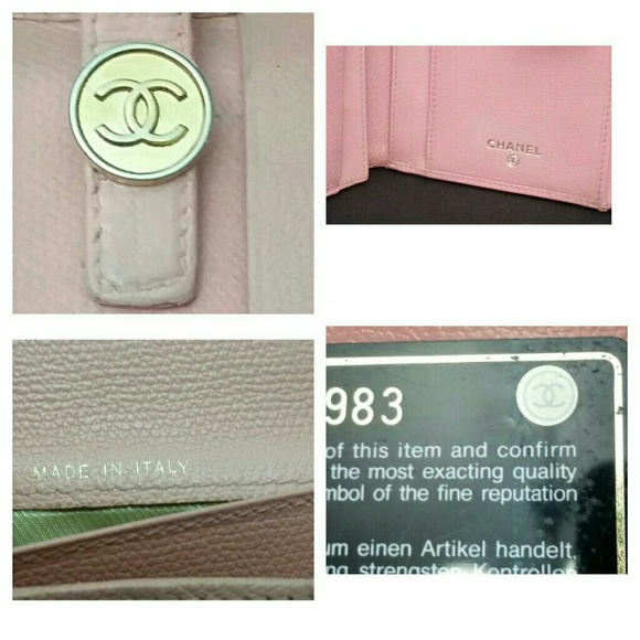 Authentic Chanel Leather Wallet +Authenticity Card - Picture 6 of 8